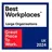 Best Workplaces Great Place to Work UK 2024 award badge for large organizations.