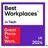 Great Place to Work Best Workplaces in Tech UK 2024 award badge.