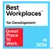 Best Workplaces for Development UK 2024 Great Place To Work award logo.